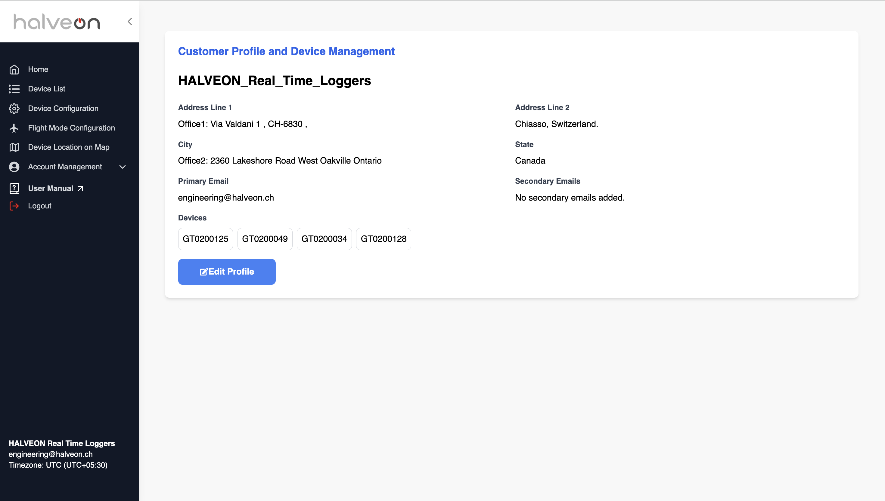 Profile Management