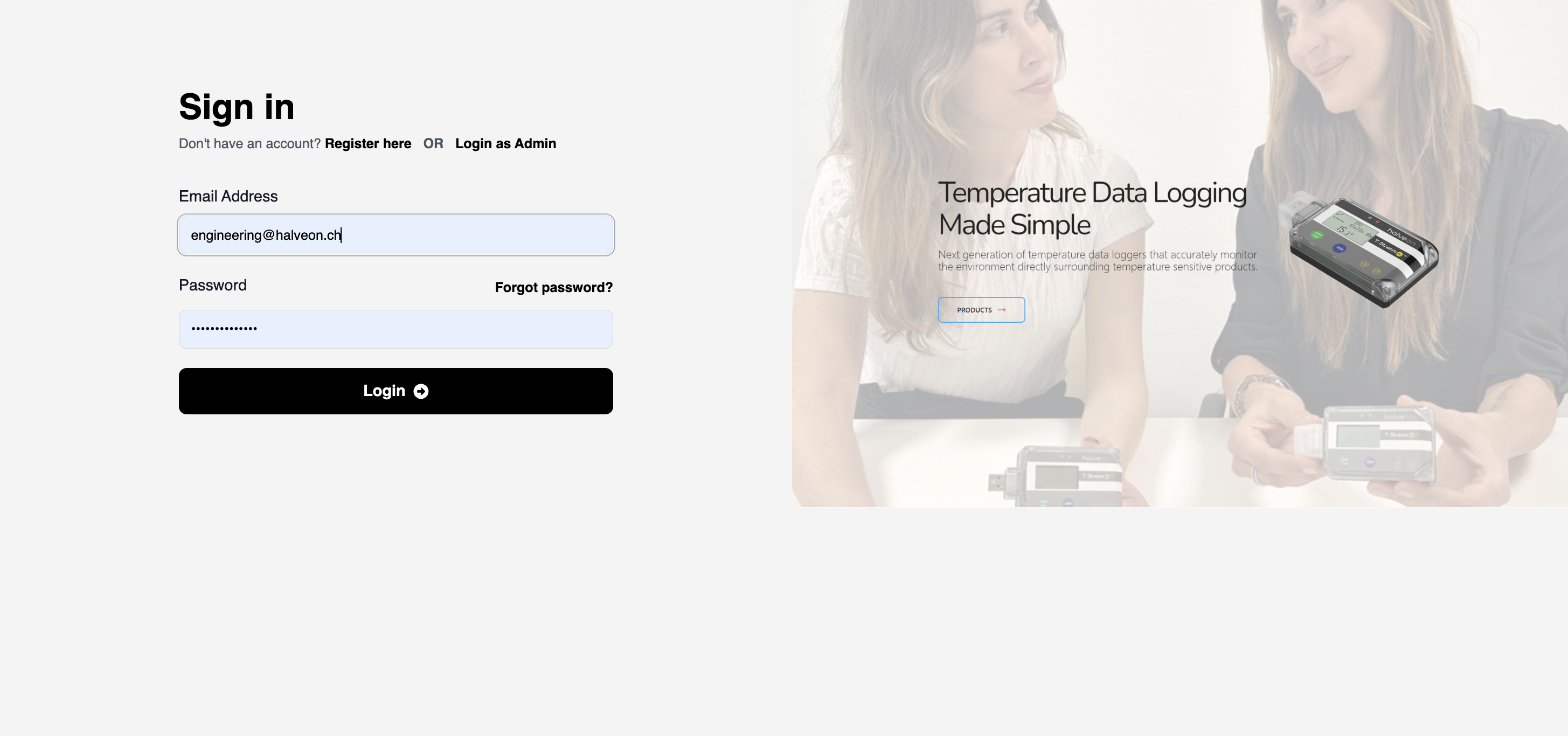 Customer Login