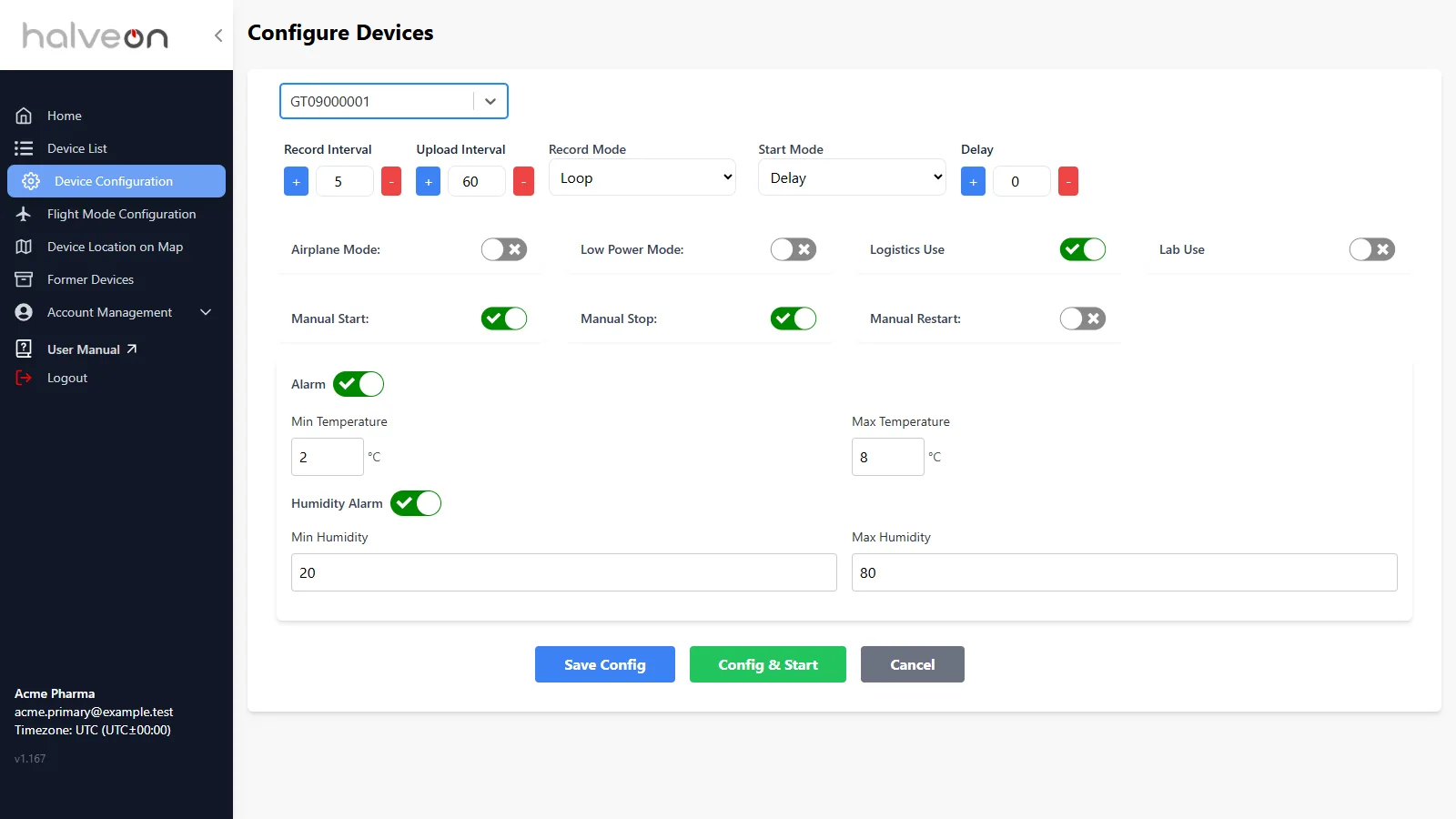 Configuration Fields