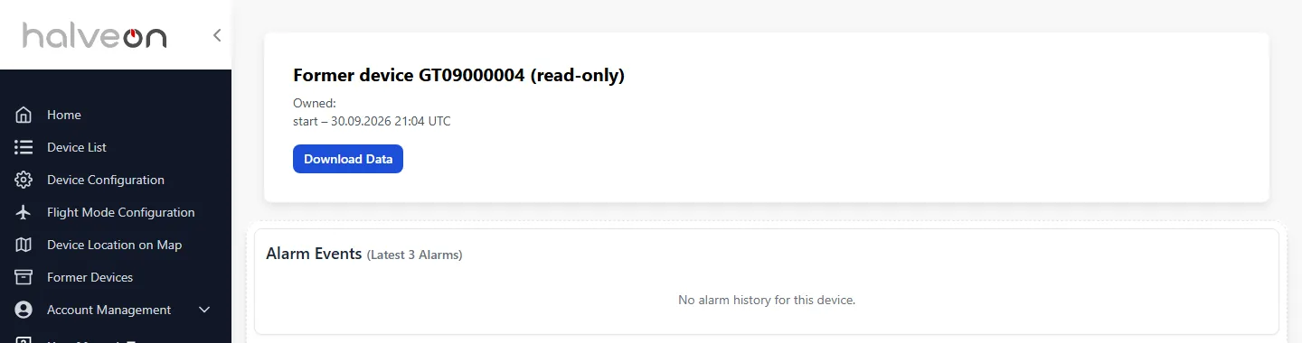 Former device, read-only