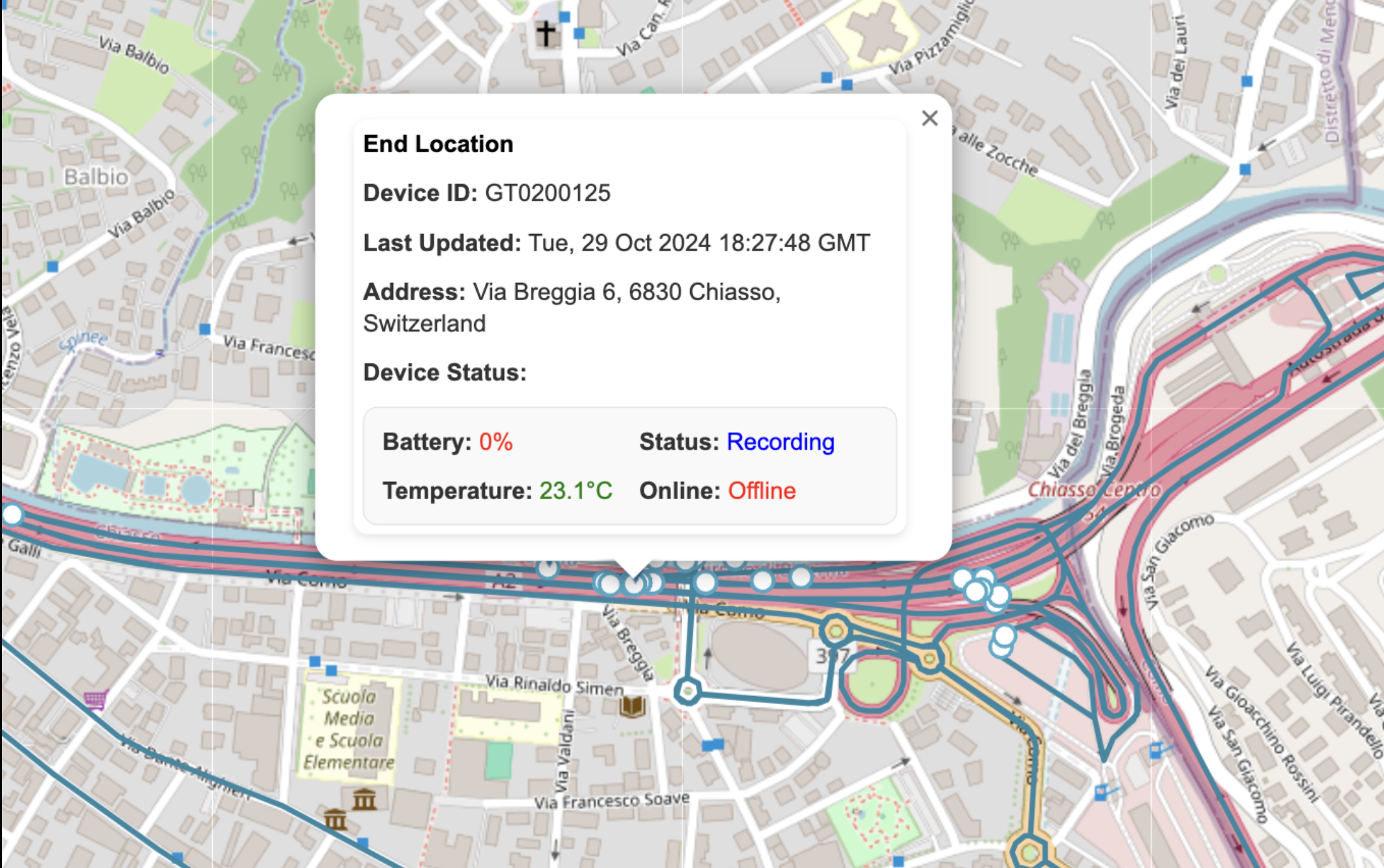 End Location