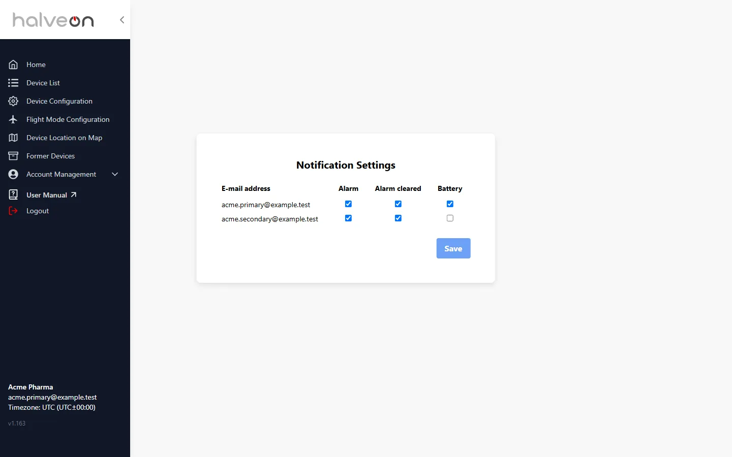 Notification Settings